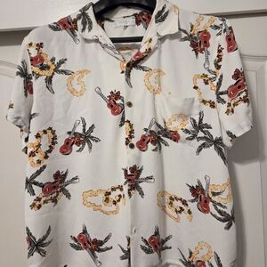 Lucky Brand Hawaiin Tropical Print Men's Shirt